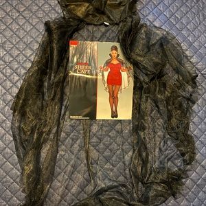 NWT SHEER VAMPIRE CAPE